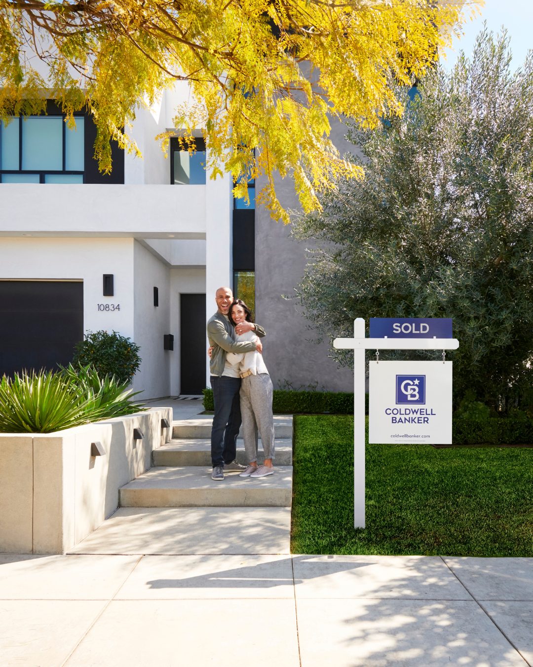 Couple with new home